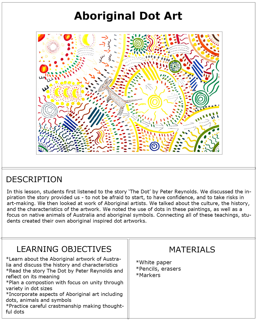 Fourth Grade - aboriginal
