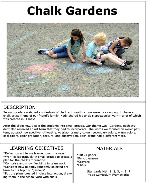 Second Grade - chalk
